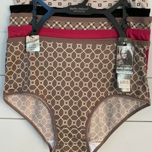 kathy ireland Womens Multi Pack Elastic Waist Boyshort Body Shape Panties kathy ireland Womens Multi Pack Elastic Waist Boyshort Body Shape Panties
